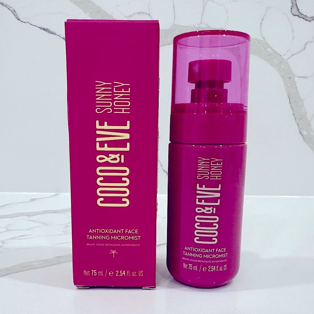 BNIB Coco & Eve Sunny Honey Antioxidant Tanning Bronzing Face Micromist - Picture 4 of 11